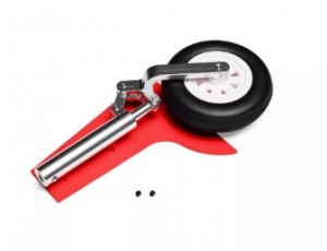 Freewing Ares 3D Red 90mm EDF Jet Main Landing Gear Strut & Wheel Part - Left   